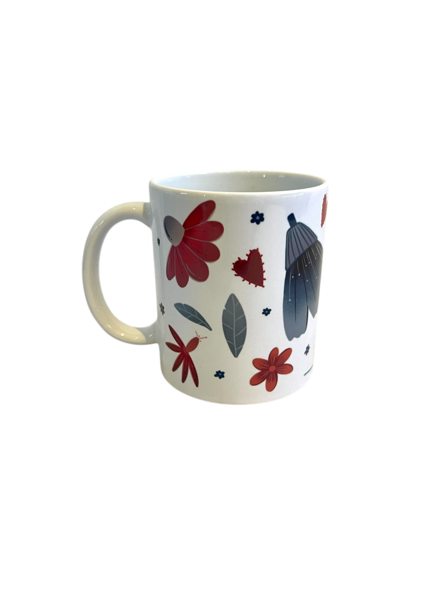 Ceramic Mug - Floral Hearts