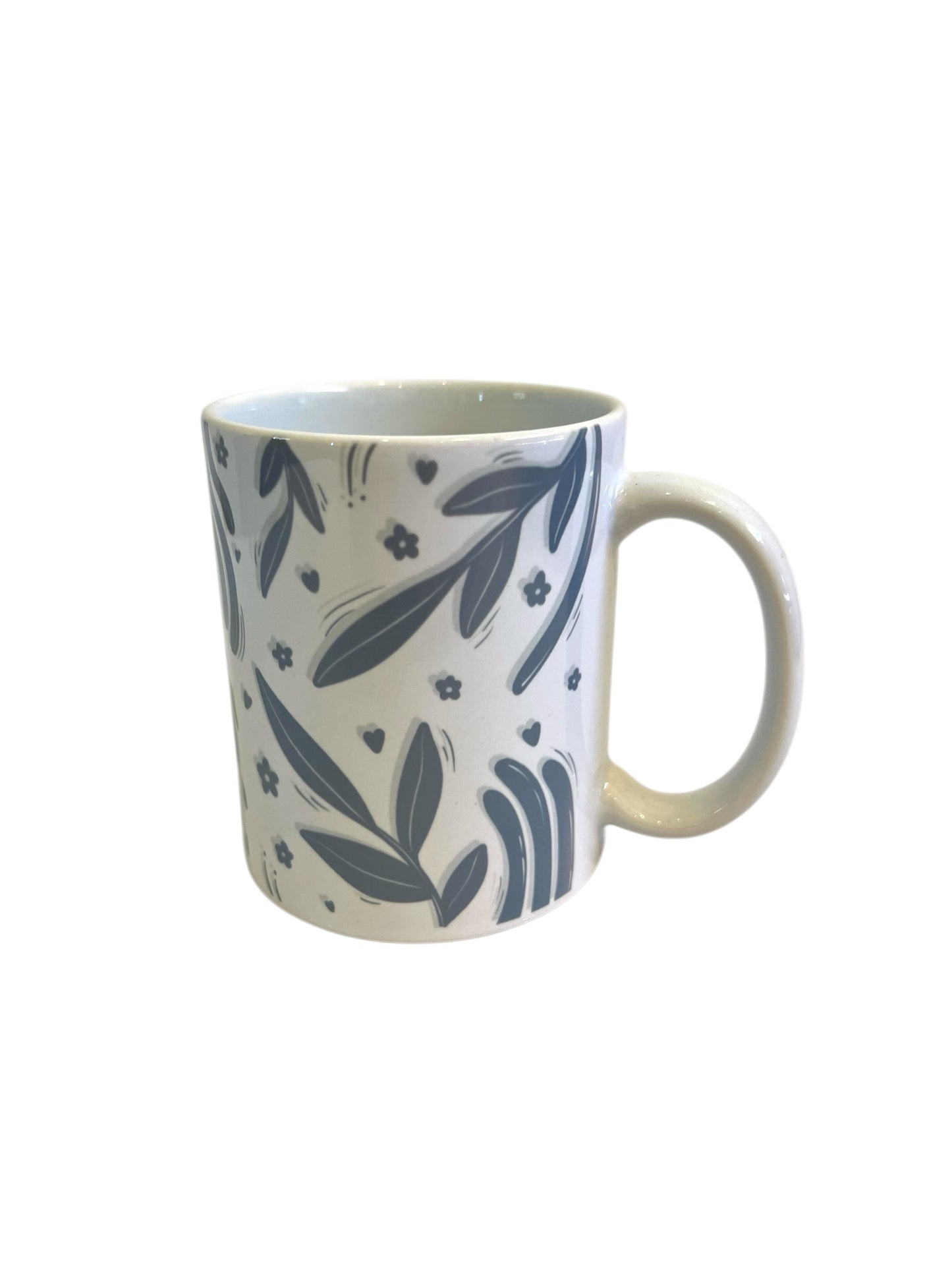 Ceramic Mug - The Blue Leaf