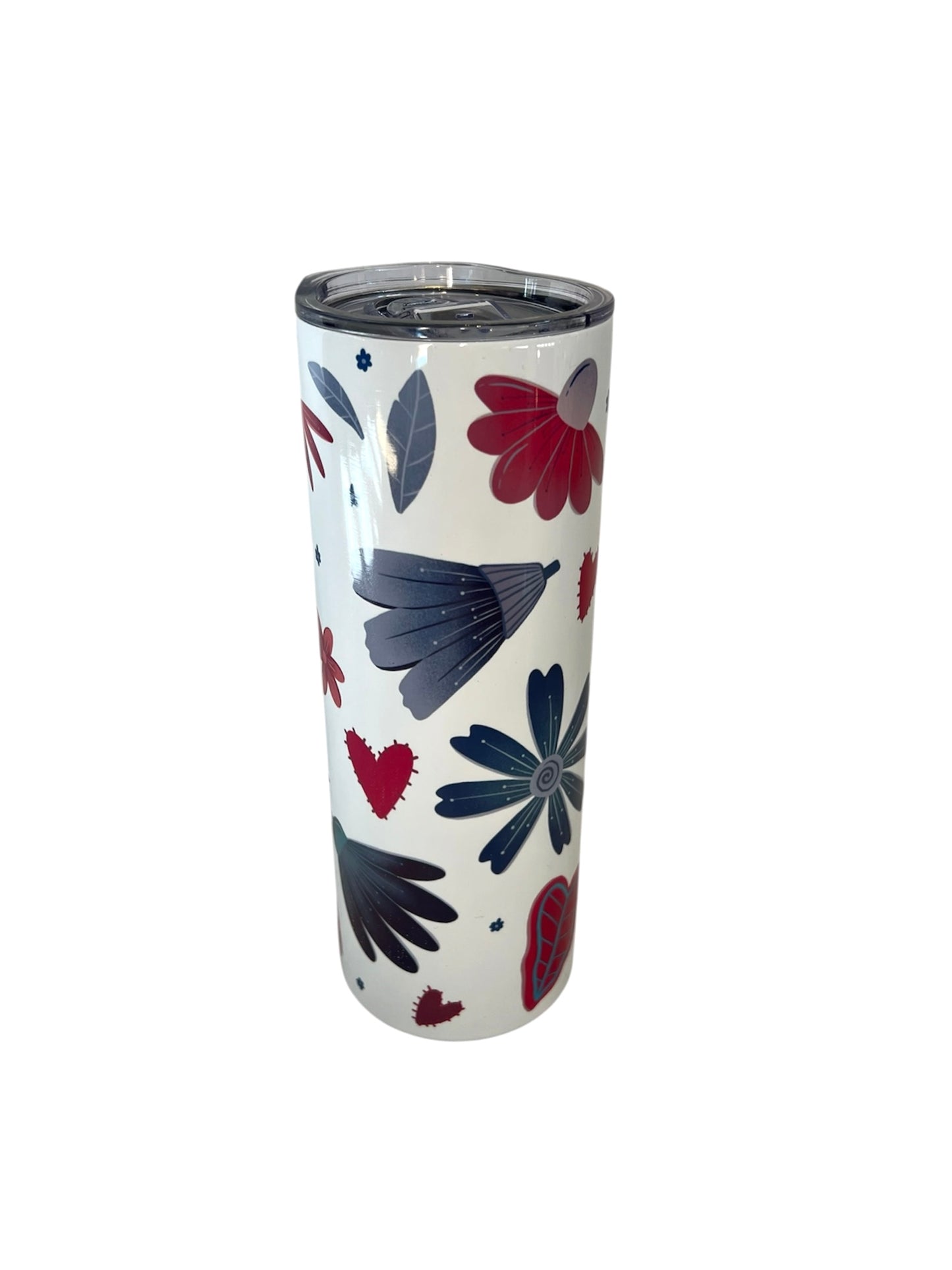 Stainless Steel Tumbler - Floral Hearts