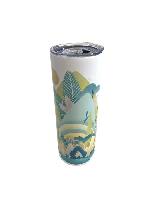 Stainless steel tumbler - Tropical Oasis